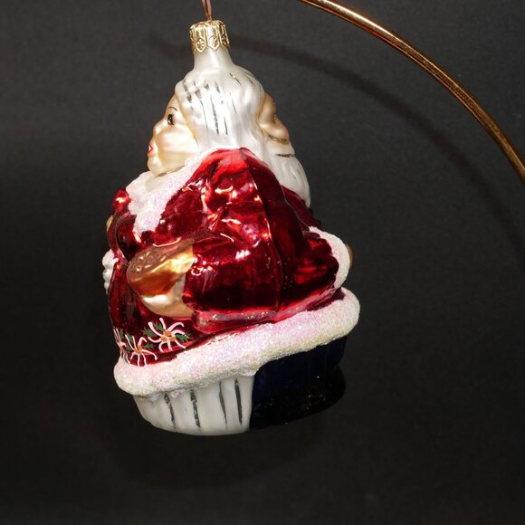 Christopher Radko "The Clauses" Santa & Mrs Claus Glass Christmas Ornaments Rare - Picture 6 of 6